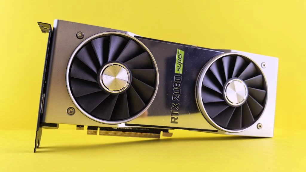 RTX 4080 Super Founders Edition card on neutral studio surface