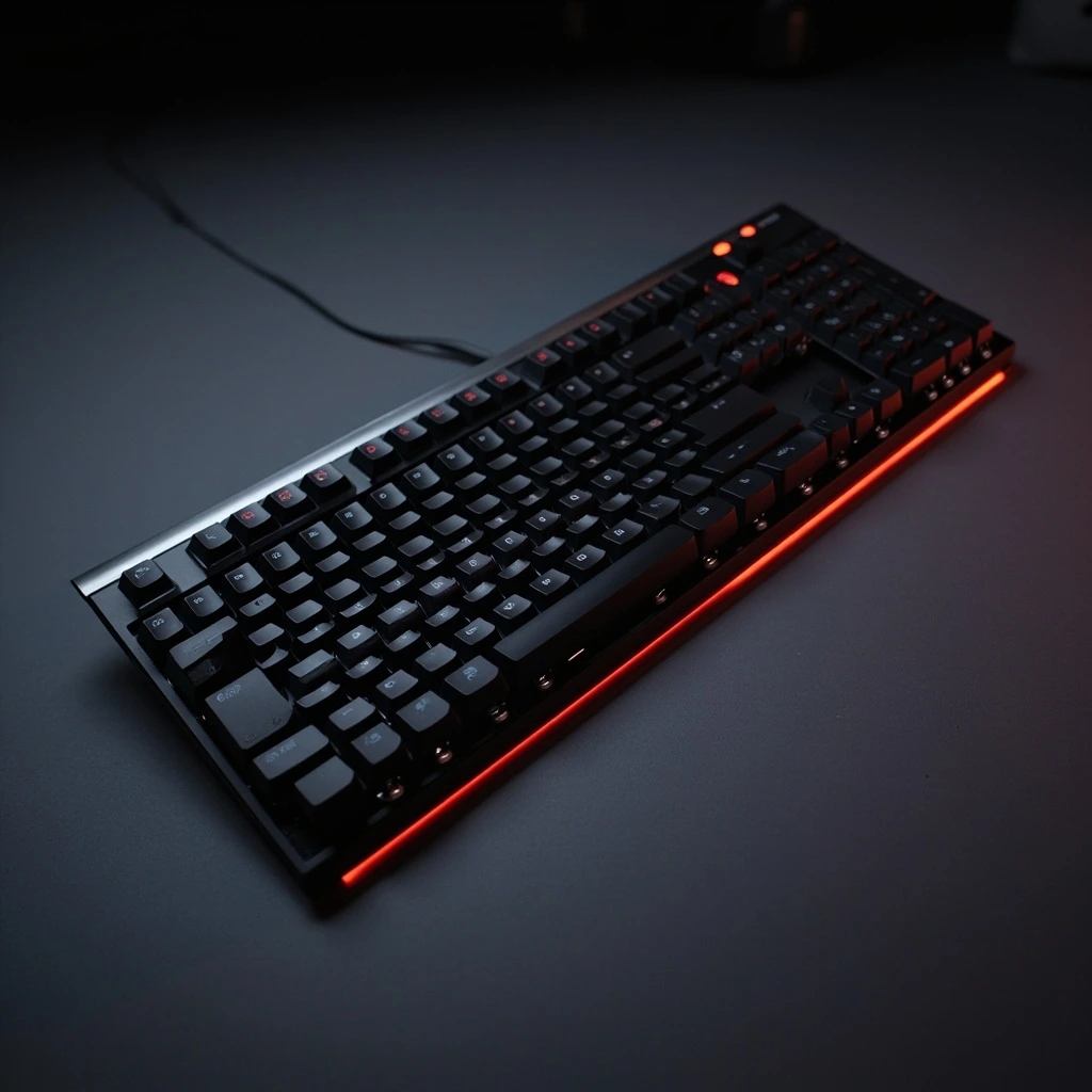 Wooting 80HE analog magnetic keyboard on neutral surface